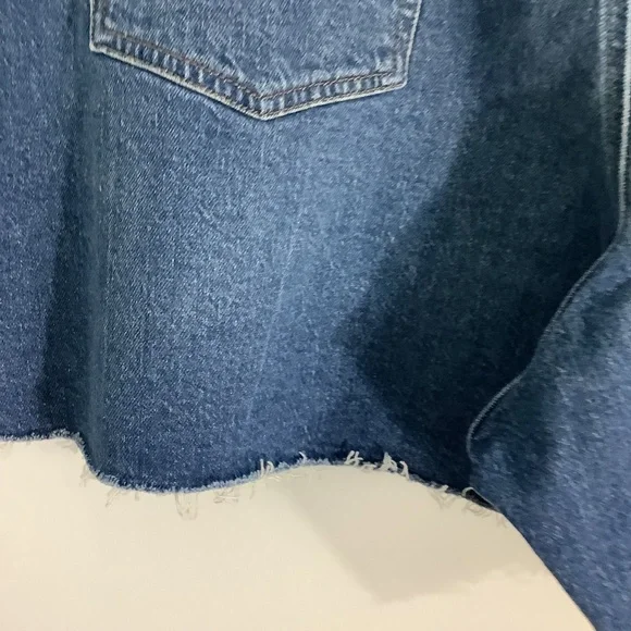 NWT LAUREN RALPH LAUREN WOMAN PLUS 22W DENIM SHORTS RAW HEM RETAIL 99.99 - Picture 8 of 11